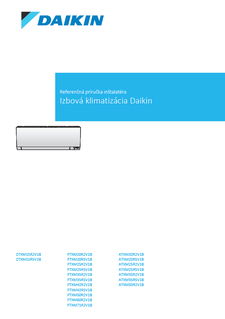 CTXM-R_FTXM-R_ATXM-R_Installer reference guide_4PSK518023-8K_Slovakian download